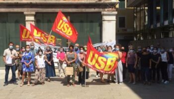 manifestazione lavoratori fenice 09luglio 1