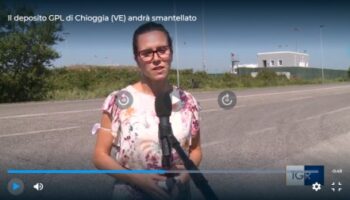 erika baldin miniatura servizio rai3 su stop deposito gpl chioggia