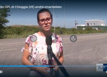 erika baldin miniatura servizio rai3 su stop deposito gpl chioggia