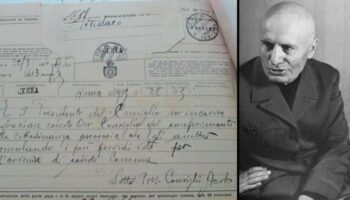 Il+documento+che+sigla+la+cittadinanza+onoraria+di+Cerea+per+Benito+Mussolini
