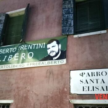 striscione trentini lido